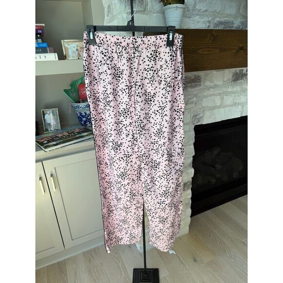 Bed Head PJs Women's Pink Babydoll Tiny Hearts Long Pajamas Two Piece Set Size M - Picture 6 of 9